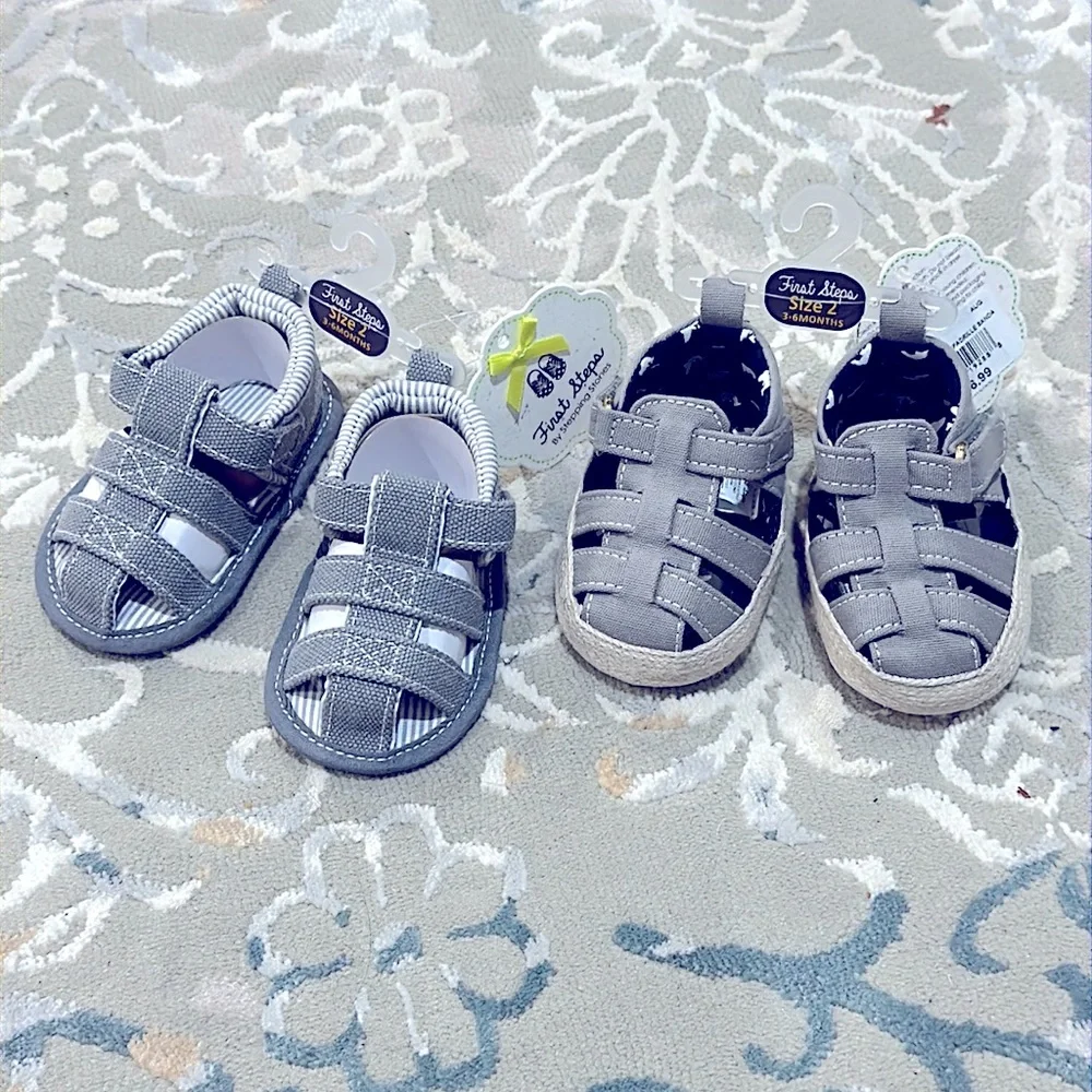 💕 Stepping stones first steps gift baby shoes pair NWT $34 sz 2 3-6 months 💕